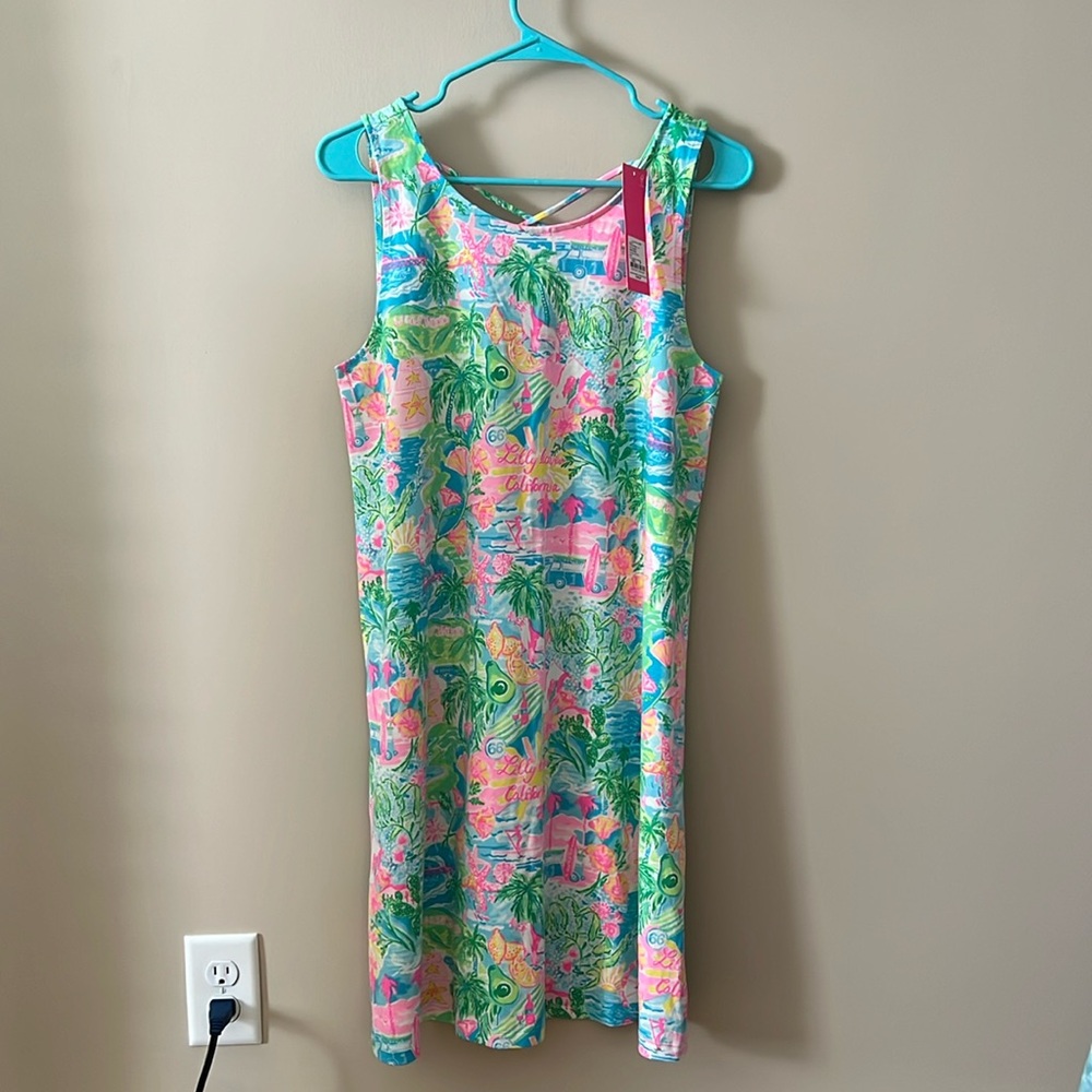NWT Lilly Pulitzer - Lilly loves California Kristen dress - size medium